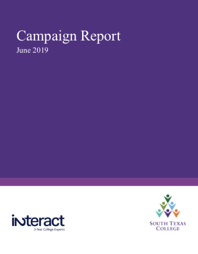South Texas College Campaign Report June 2019 CV